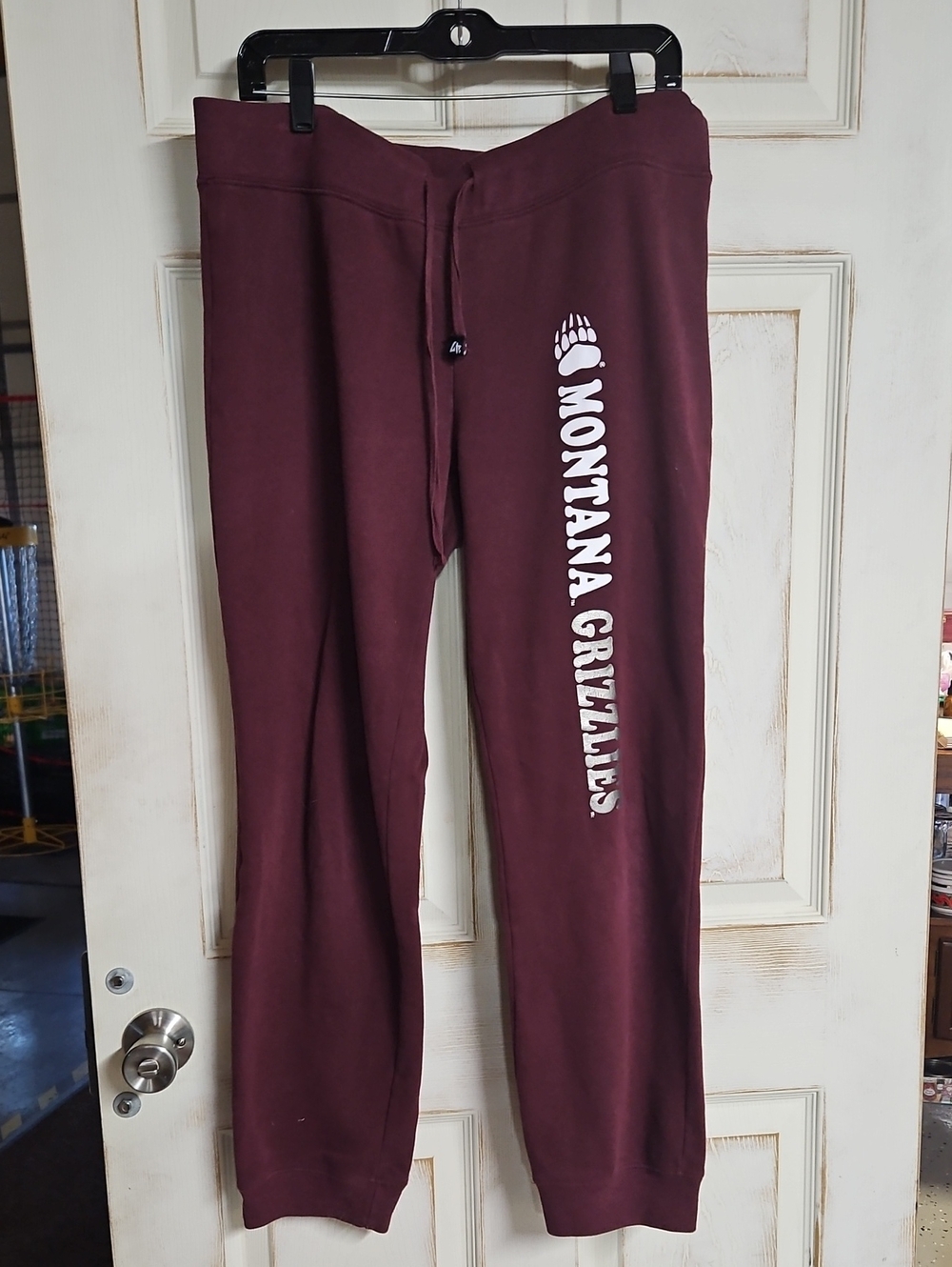 Montana Grizzlies Maroon Xl Womens Jogger Sweatpants